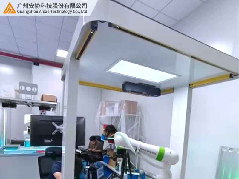 红外漫反射光幕垂直检测