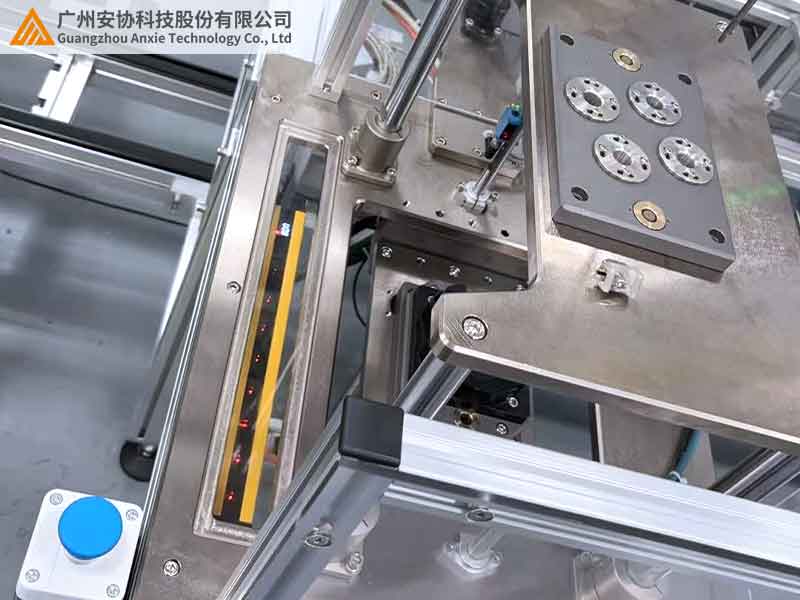 单边光栅透过玻璃对检测物的感应